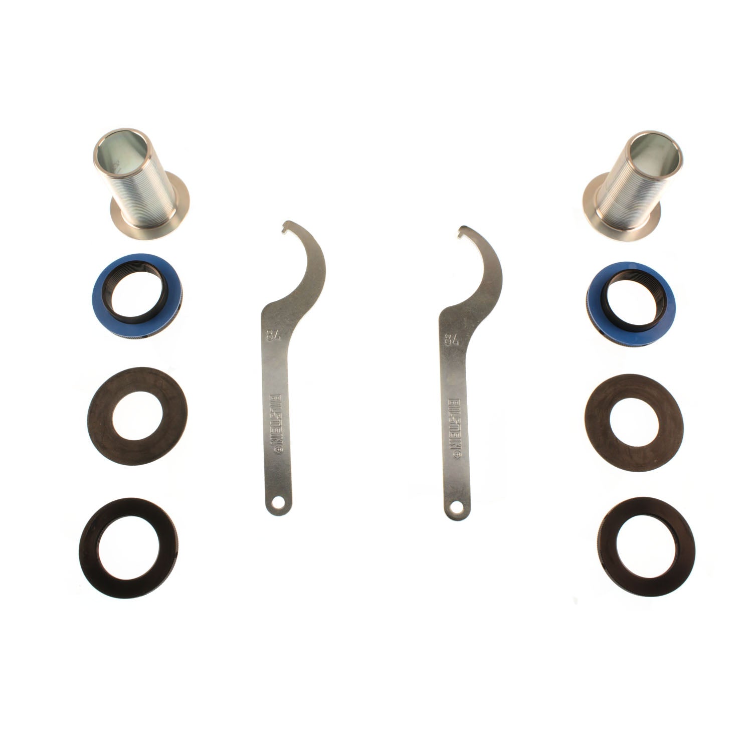 Bilstein 48-135245 - Suspension Kit Audi A3 2013-2006 Monotube Front Lowered Height 20-30mm up to 1210kg Axle Load Rear Lowered Height 10-30mm up to 1100kg Axle Load Without Electronic Suspension With 55mm Outside Strut Diameter B16 (PSS10) Bilstein 5