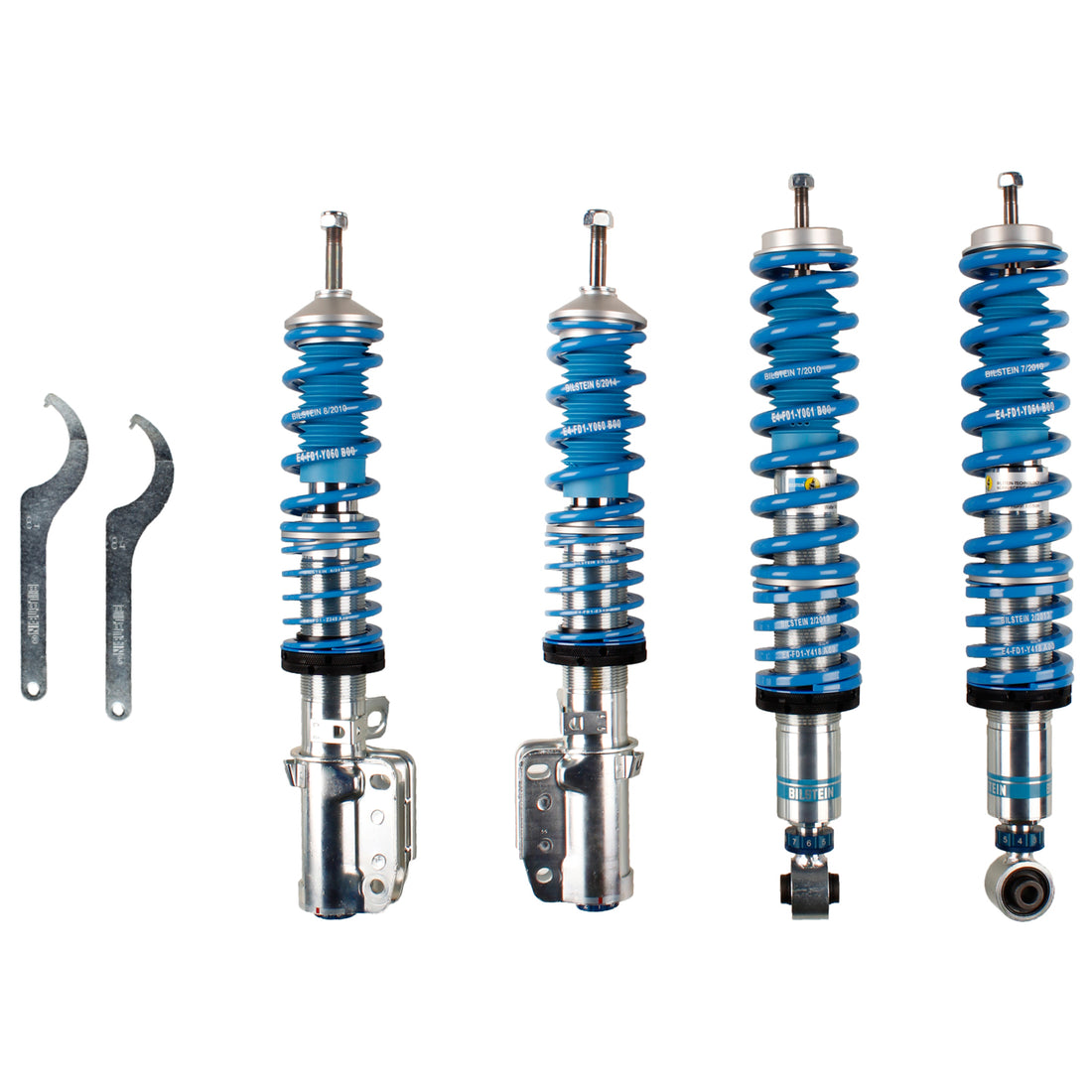 Bilstein 48-137539 - Suspension Kit Porsche 911 1994-1991 Monotube Front Lowered Height 20-40mm Rear Lowered Height 20-40mm Walter Rohrl Setting B16 (PSS10) Bilstein 3