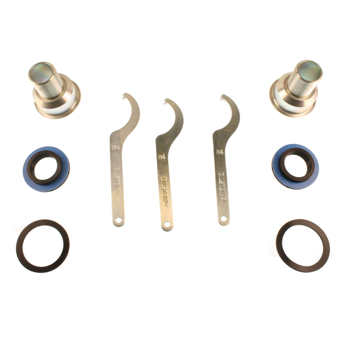 Bilstein 48-141147 - Suspension Kit Mercedes-Benz C63 AMG 2015-2008 Monotube Front Lowered Height 30-50mm up to 1110kg Axle Load Rear Lowered Height 30-50mm up to 1225kg Axle Load Without Electronic Suspension B16 (PSS10) Bilstein 4