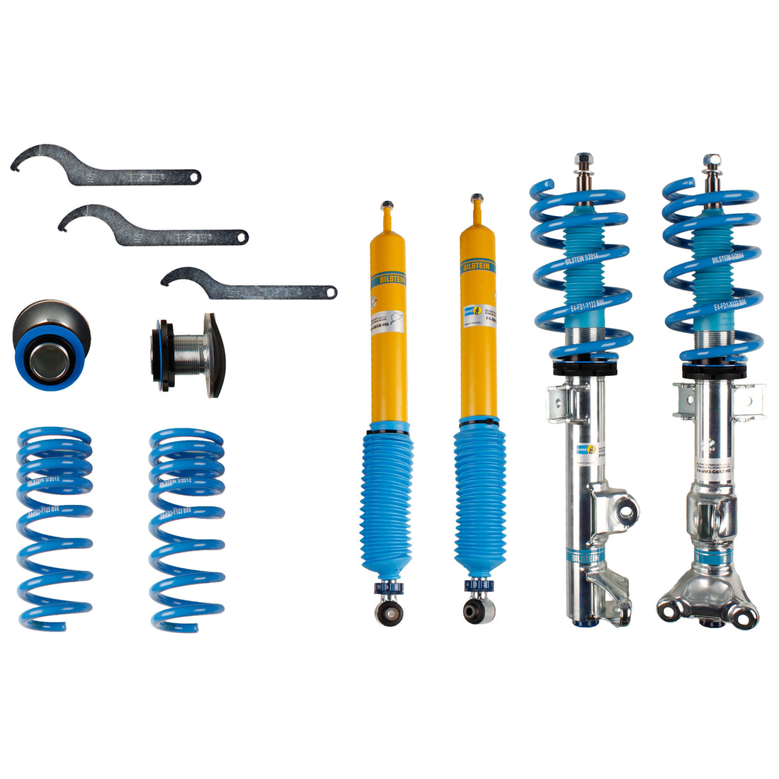 Bilstein 48-166560 - Suspension Kit Mercedes-Benz E250 2016-2014, E350 2016-2010, E400 2016-2015, E550 2011-2010 Monotube Front Lowered Height 30-55mm Rear Lowered Height 30-50mm Without Air Suspension B16 (PSS10) Bilstein 3