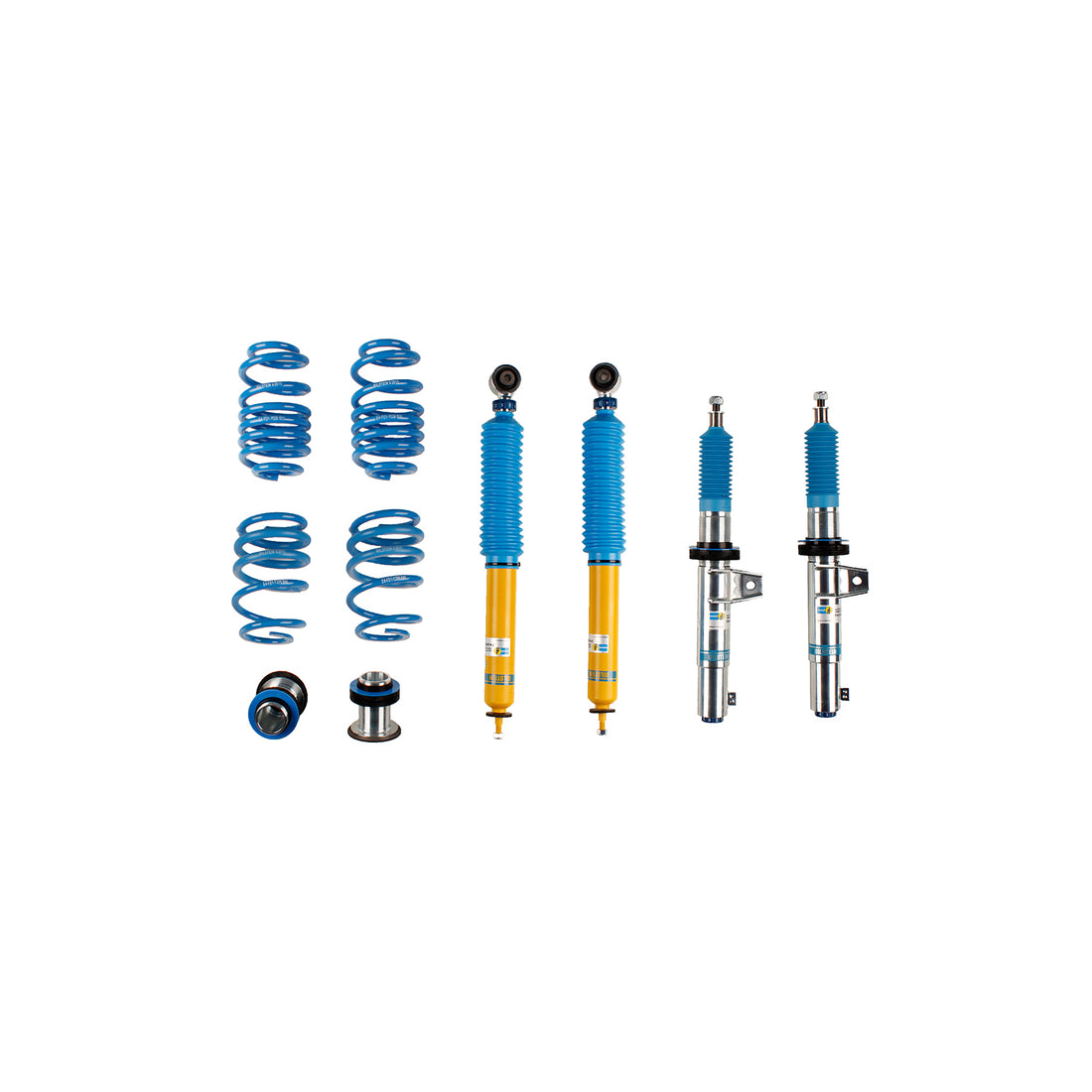Bilstein 48-230032 - Suspension Kit Volkswagen Golf 2015, Golf SportWagen 2015 Monotube Front Lowered Height 30-50mm Rear Lowered Height 30-50mm Without Electronic Suspension With Solid Rear Axle With 50mm Outside Strut Diameter B16 (PSS10) Bilstein 1