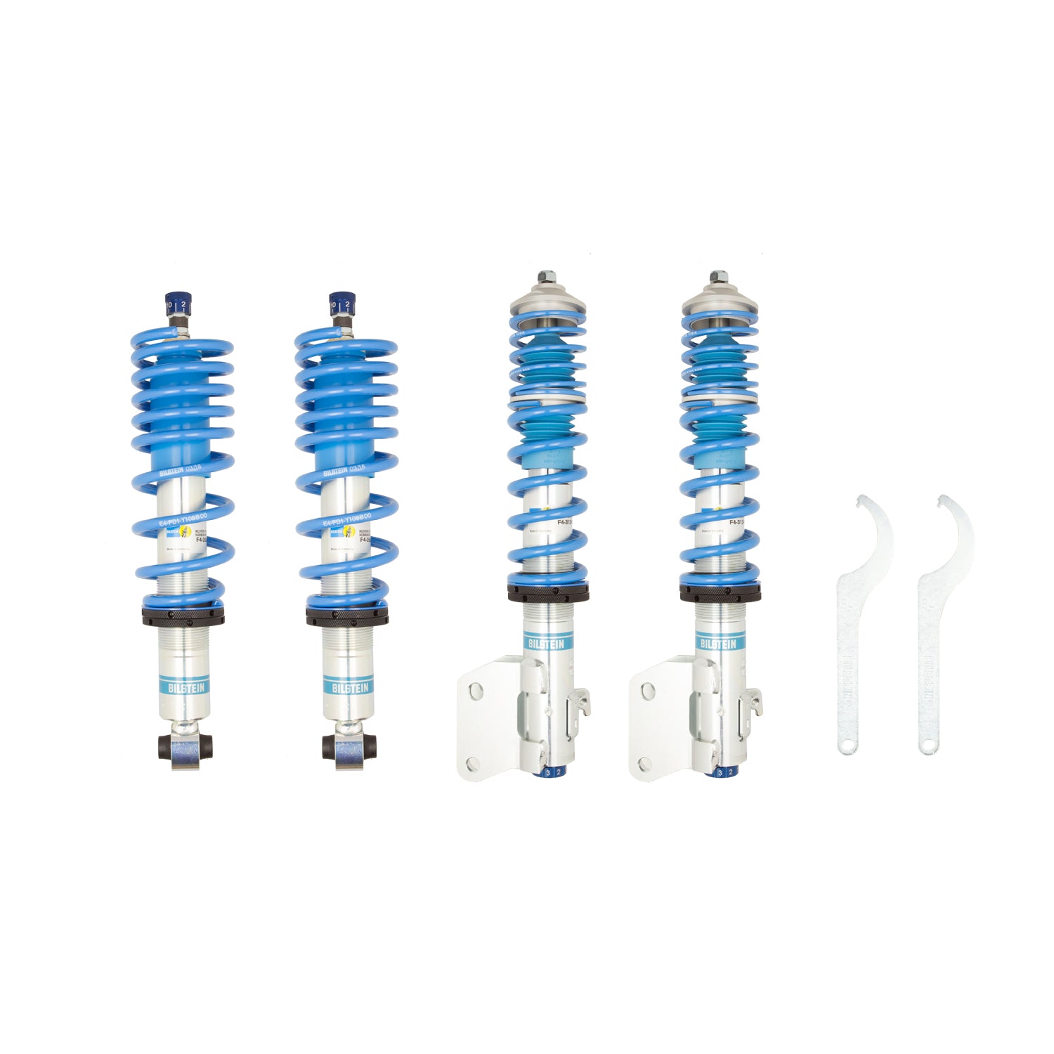 Bilstein 48-249546 - Suspension Kit Subaru WRX 2021-2015 Monotube Front Lowered Height 15-20mm up to 1075kg Axle Load Rear Lowered Height 15-25mm up to 1040kg Axle Load Wheel spacers may be required for some wheel/tire combinations B16 (PSS10) Bilstein 2