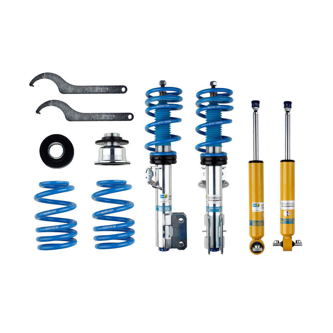 Bilstein 48-253901 - Suspension Kit Ford Mustang 2022-2015 Monotube Front Lowered Height 20-45mm, up to 1075kg Axle Load Rear Lowered Height 25-40mm, up to 1148kg Axle Load B16 (PSS10) Bilstein 1