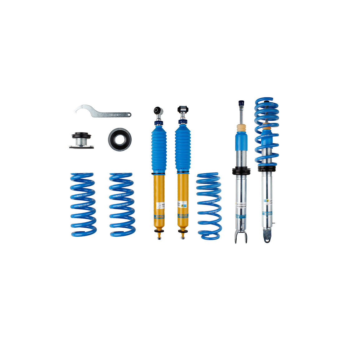 Bilstein 48-258067 - Suspension Kit Mercedes-Benz E300 2019-2017, E350 2021-2020, E400 2018, E450 2021-2019 Monotube Front Lowered Height 30-50mm Rear Lowered Height 30-50mm Without Electronic or Self-Leveling Suspension B16 (PSS10) Bilstein 1
