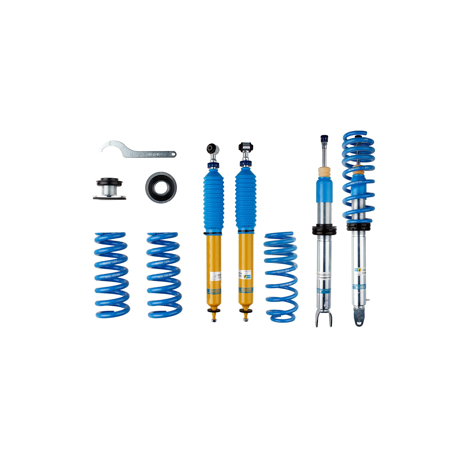 Bilstein 48-258067 - Suspension Kit Mercedes-Benz E300 2019-2017, E350 2021-2020, E400 2018, E450 2021-2019 Monotube Front Lowered Height 30-50mm Rear Lowered Height 30-50mm Without Electronic or Self-Leveling Suspension B16 (PSS10) Bilstein 1