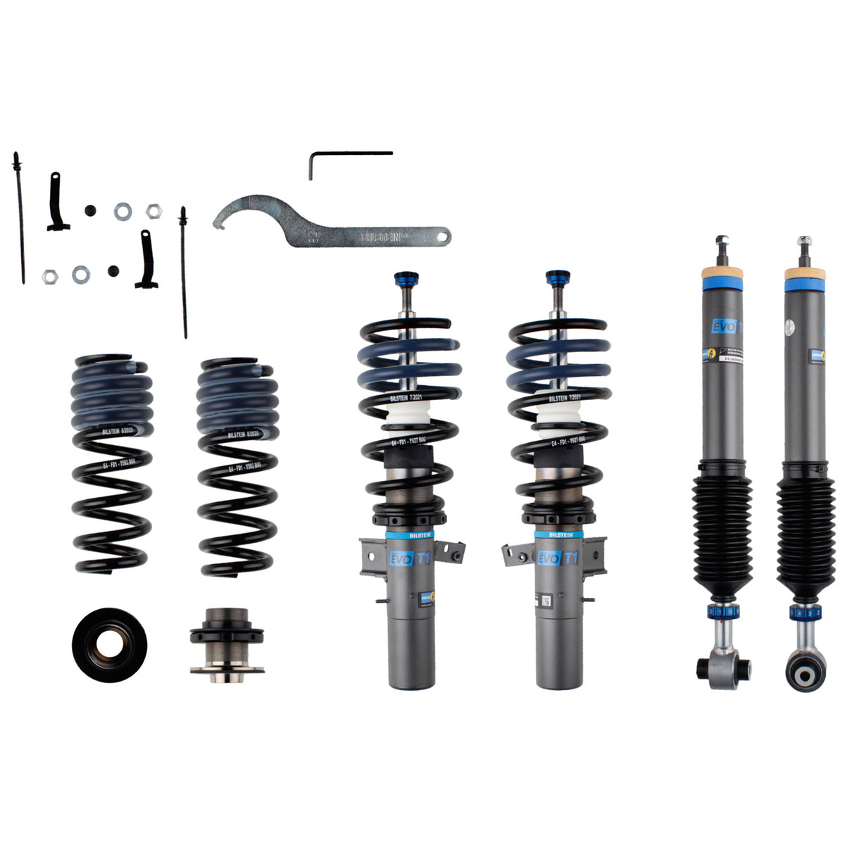 Bilstein 48-304498 - Suspension Kit BMW Z4 19-25 Toyota GR Supra 20-25 Twintube/Monotube Front Lowered Height 20-35mm (Electronic Suspension Requires Canceller Kit 14-292408) EVO T1 Bilstein 1