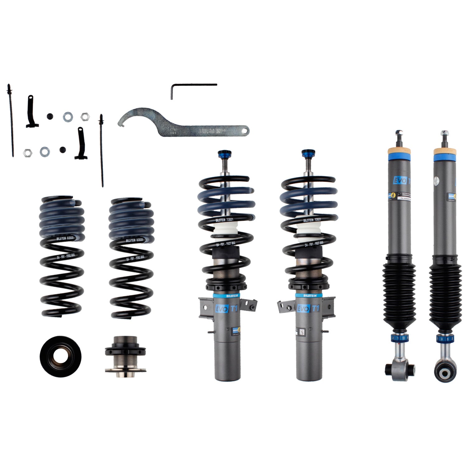 Bilstein 48-304498 - Suspension Kit BMW Z4 19-25 Toyota GR Supra 20-25 Twintube/Monotube Front Lowered Height 20-35mm (Electronic Suspension Requires Canceller Kit 14-292408) EVO T1 Bilstein 1