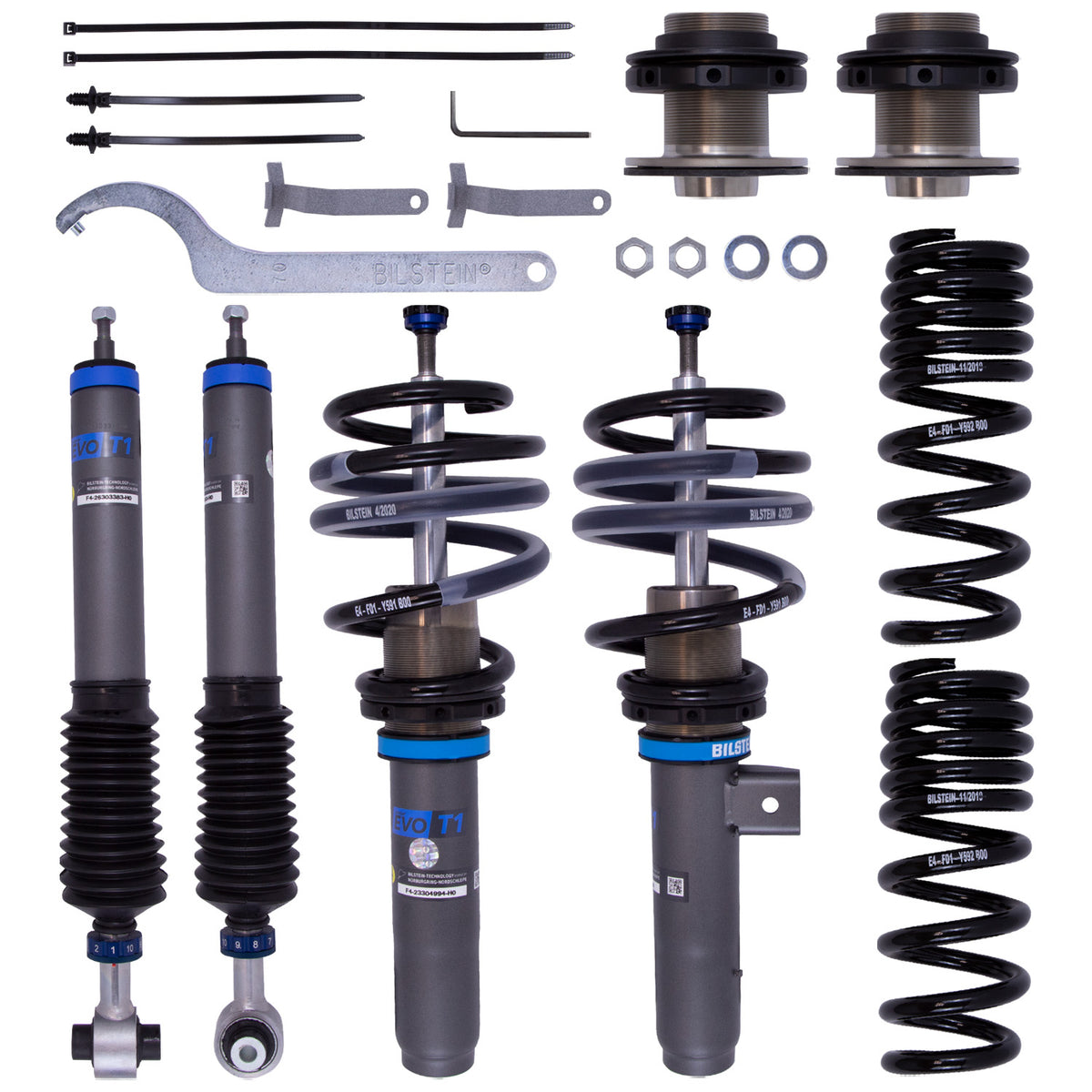Bilstein 48-304979 - Suspension Kit BMW 330i xDrive 19-25 430i xDrive 2025-2021 M340i xDrive 20-25 Monotube/Twintube Front Lowered Height 25-50mm up to 1115kg Axle Load Rear Lowered Height 20-55mm up to 1345kg Axle Load Without Electronic Suspension EV... 1