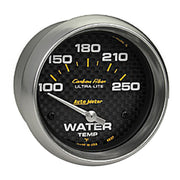AutoMeter 4837 - GAUGE, WATER TEMP, 2 5/8", 100-250?F, ELECTRIC, CARBON FIBER 5