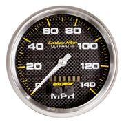 AutoMeter 4881 - GAUGE, SPEEDOMETER, 5", 140MPH, GPS, CARBON FIBER 4