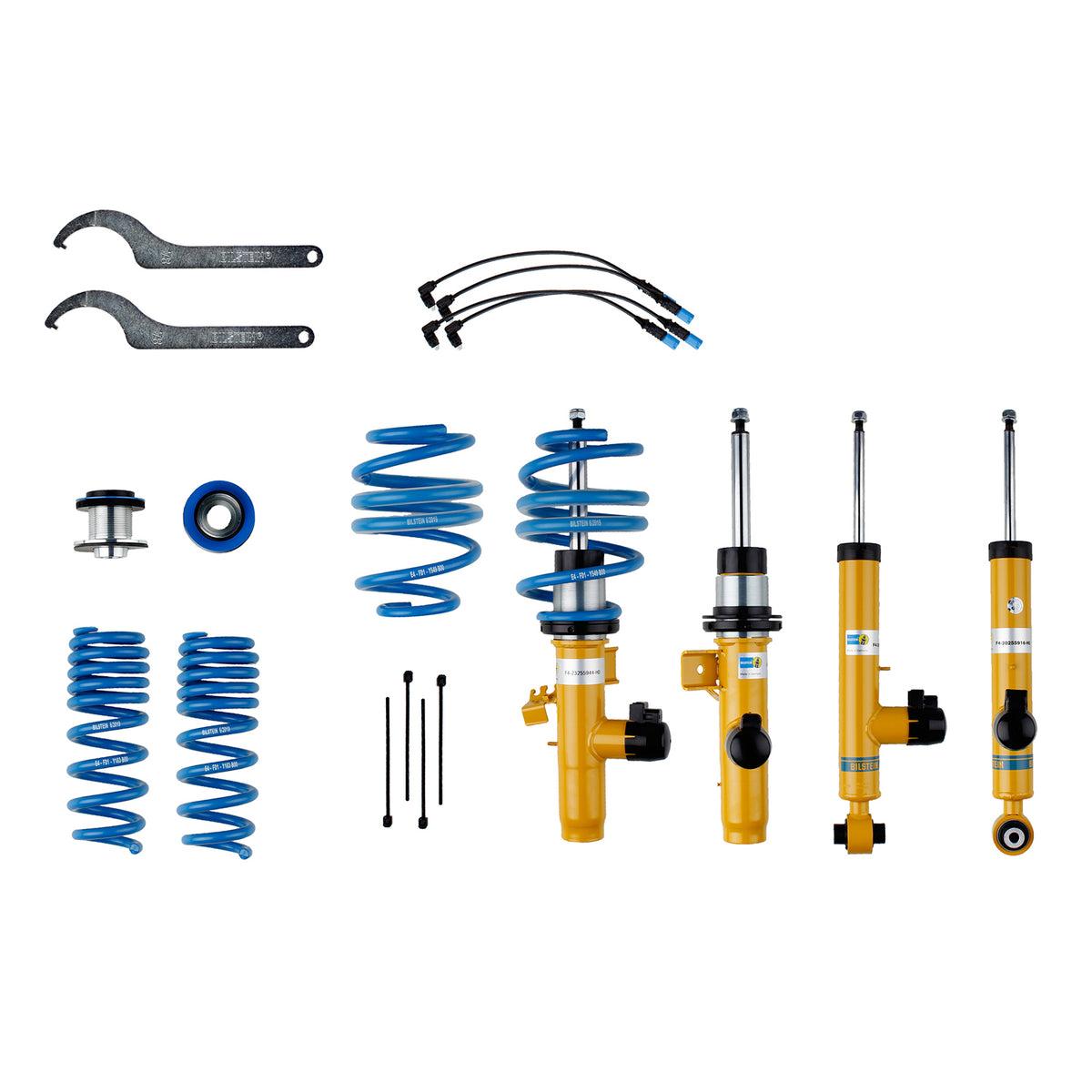 Bilstein 49-255980 - Suspension Kit BMW 228i xDrive 2016-2015 Twintube Front Lowered Height 30-50mm Rear Lowered Height 30-50mm With Electronic Suspension B16 (DampTronic) Bilstein 2