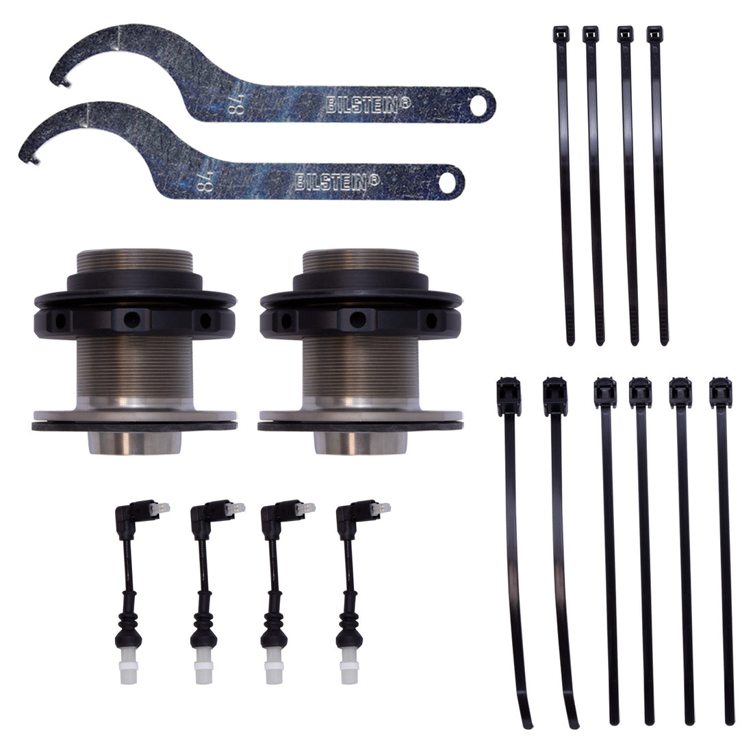 Bilstein 49-305135 - Suspension Kit BMW 330e xDrive 2022-2021, 330i xDrive 2021-2019, 430i xDrive 2025-2021, M340i xDrive 20-25 Twintube Front Lowered Height 25-55mm Rear Lowered Height 20-60mm With Electronic Suspension EVO SE Bilstein 3