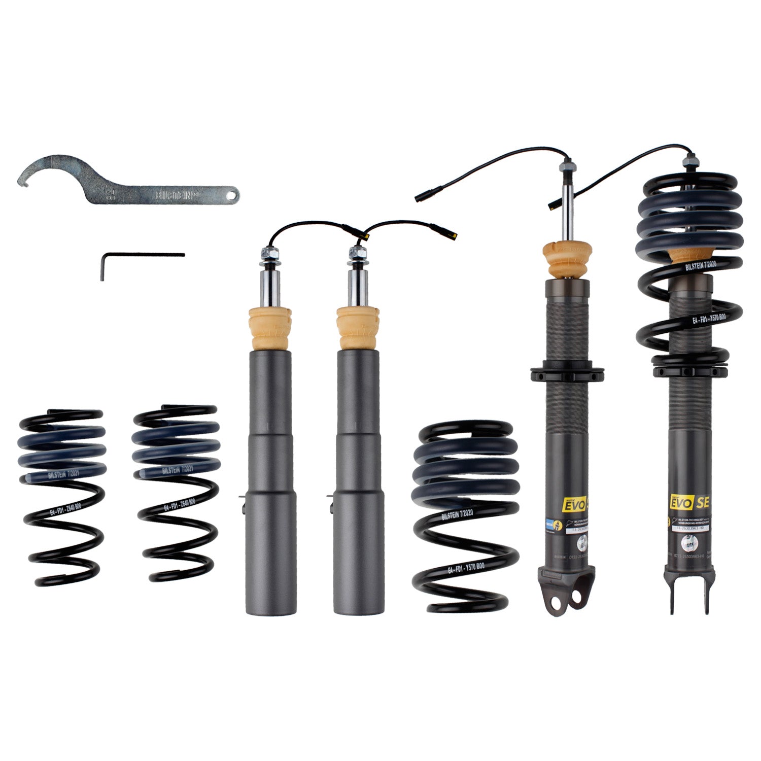 Bilstein 49-320657 - Suspension Kit Porsche 911 2024-2021 Twintube/Monotube Front Lowered Height 20-35mm,Rear Lowered Height 20-35mm,With Electronic Suspension (PASM),With Front Axle Lift Suspension EVO SE Bilstein 1