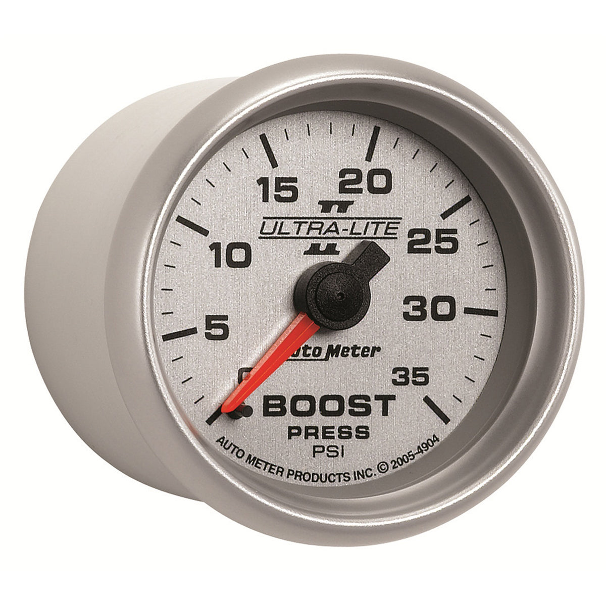 AutoMeter 4904 - GAUGE, BOOST, 2 1/16", 35PSI, MECHANICAL, ULTRA-LITE II 5