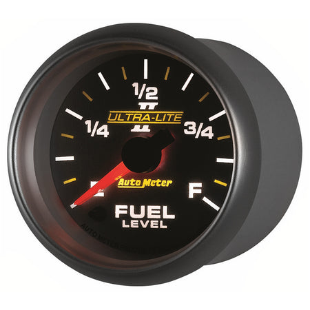 AutoMeter 4910 - GAUGE, FUEL LEVEL, 2 1/16", 0-280O PROGRAMMABLE, ULTRA-LITE II 1