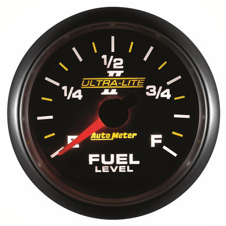 AutoMeter 4910 - GAUGE, FUEL LEVEL, 2 1/16", 0-280O PROGRAMMABLE, ULTRA-LITE II 2