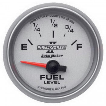 AutoMeter 4913 - GAUGE, FUEL LEVEL, 2 1/16", 0OE TO 90OF, ELEC, ULTRA-LITE II 5