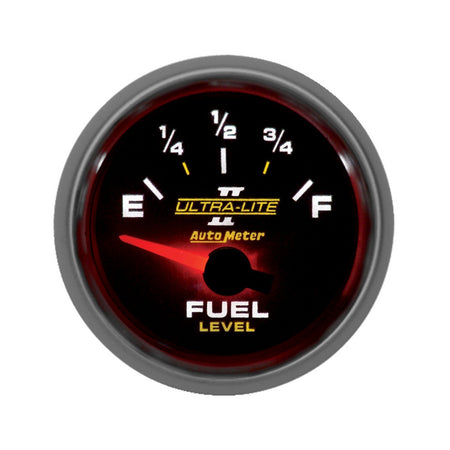AutoMeter 4916 - GAUGE, FUEL LEVEL, 2 1/16", 240OE TO 33OF, ELEC, ULTRA-LITE II 4