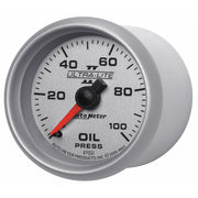 AutoMeter 4921 - GAUGE, OIL PRESSURE, 2 1/16", 100PSI, MECHANICAL, ULTRA-LITE II 4