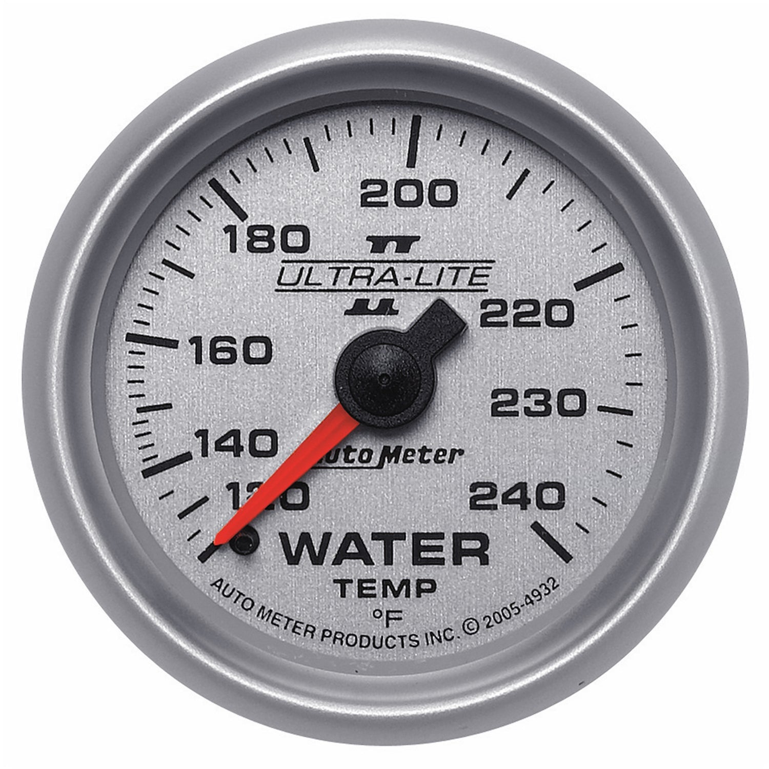 AutoMeter 4932 - GAUGE, WATER TEMP, 2 1/16", 120-240?F, MECHANICAL, ULTRA-LITE II 3