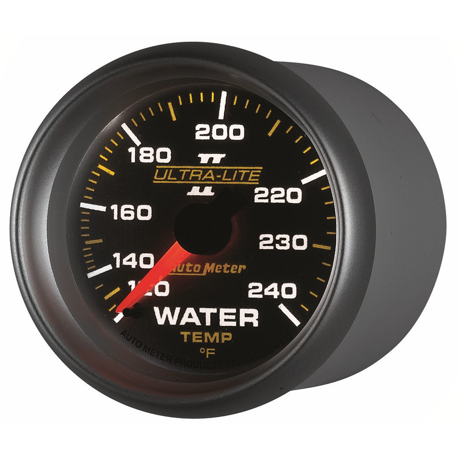 AutoMeter 4932 - GAUGE, WATER TEMP, 2 1/16", 120-240?F, MECHANICAL, ULTRA-LITE II 5