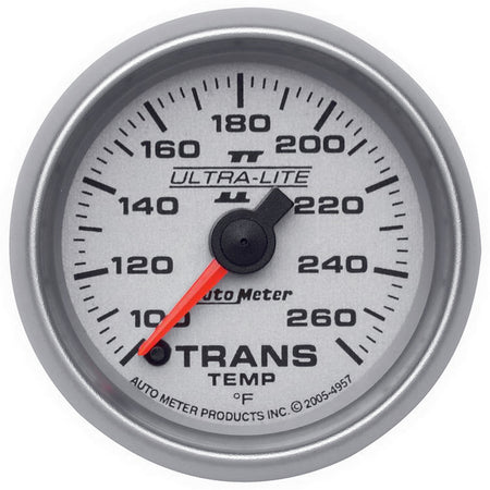 AutoMeter 4957 - GAUGE, TRANSMISSION TEMP, 2 1/16", 100-260?F, DIGITAL STEPPER MTR, ULTRA-LITE II 3