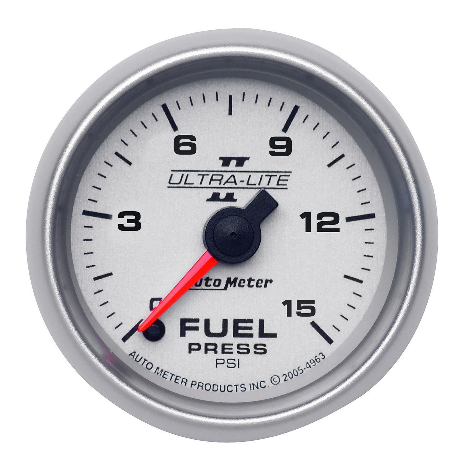 AutoMeter 4961 - GAUGE, FUEL PRESSURE, 2 1/16", 15PSI, DIGITAL STEPPER MOTOR, ULTRA-LITE II 3