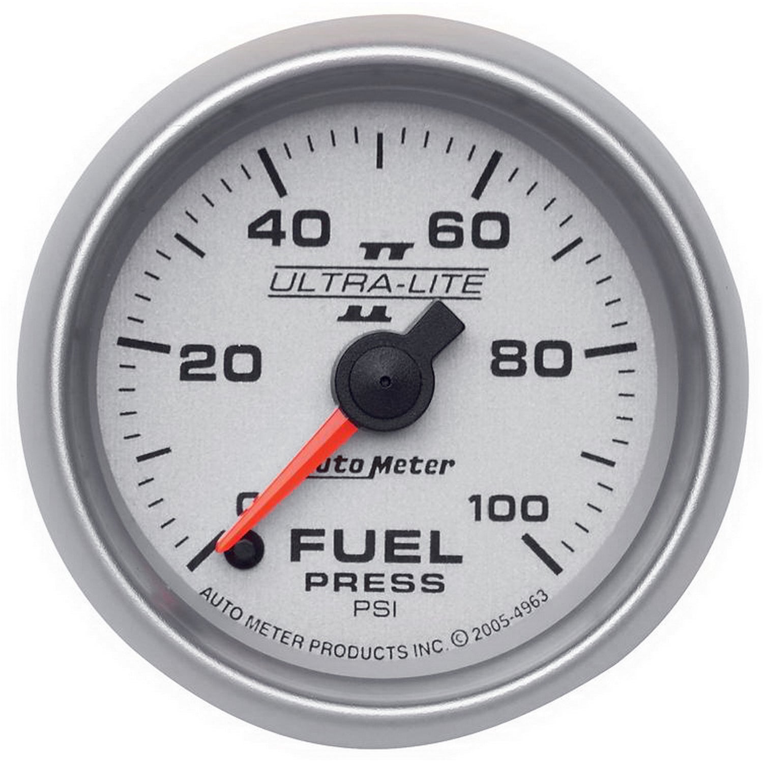 AutoMeter 4963 - GAUGE, FUEL PRESSURE, 2 1/16", 100PSI, DIGITAL STEPPER MOTOR, ULTRA-LITE II 3