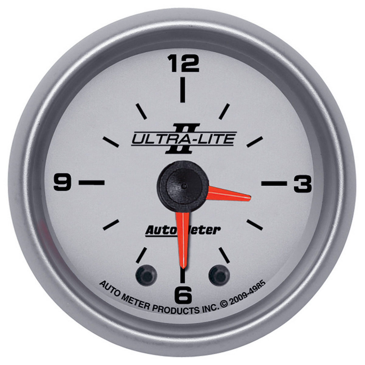 AutoMeter 4985 - GAUGE, CLOCK, 2 1/16", 12HR, ANALOG, ULTRA-LITE II 3