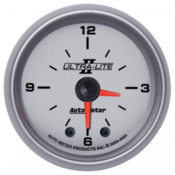 AutoMeter 4985 - GAUGE, CLOCK, 2 1/16", 12HR, ANALOG, ULTRA-LITE II 4