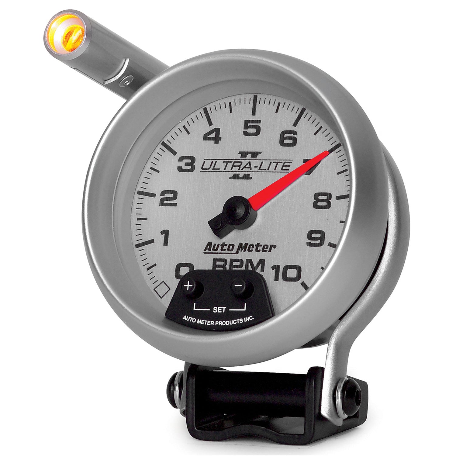 AutoMeter 4990 - GAUGE, TACHOMETER, 3 3/4", 10K RPM, PEDESTAL W/ EXT. QUICK-LITE, ULTRA-LITE II 4