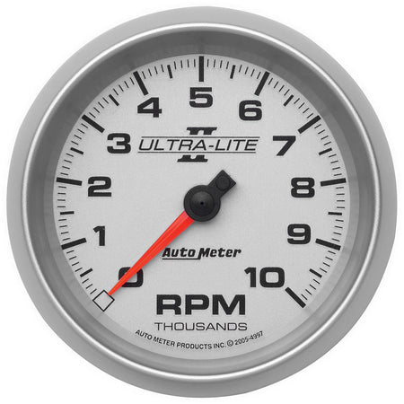 AutoMeter 4997 - GAUGE, TACHOMETER, 3 3/8", 10K RPM, IN-DASH, ULTRA-LITE II 5