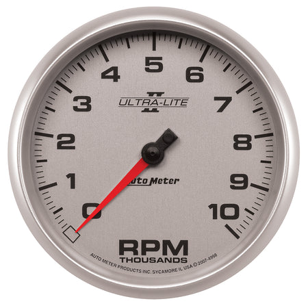 AutoMeter 4998 - GAUGE, TACHOMETER, 5", 10K RPM, IN-DASH, ULTRA-LITE II 3