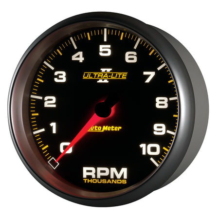 AutoMeter 4998 - GAUGE, TACHOMETER, 5", 10K RPM, IN-DASH, ULTRA-LITE II 5