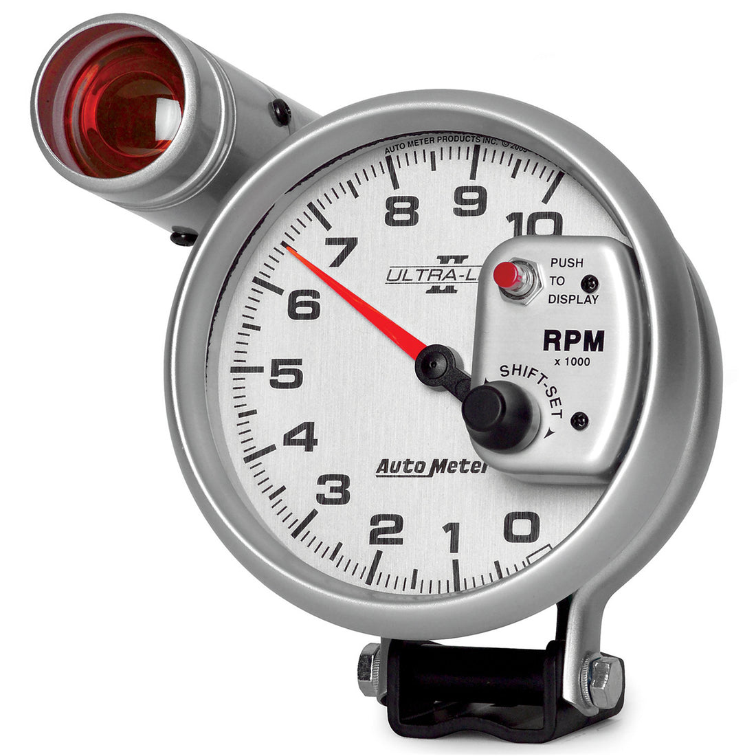 AutoMeter 4999 - GAUGE, TACHOMETER, 5", 10K RPM, PEDESTAL W/ EXT. SHIFT-LITE, ULTRA-LITE II 4