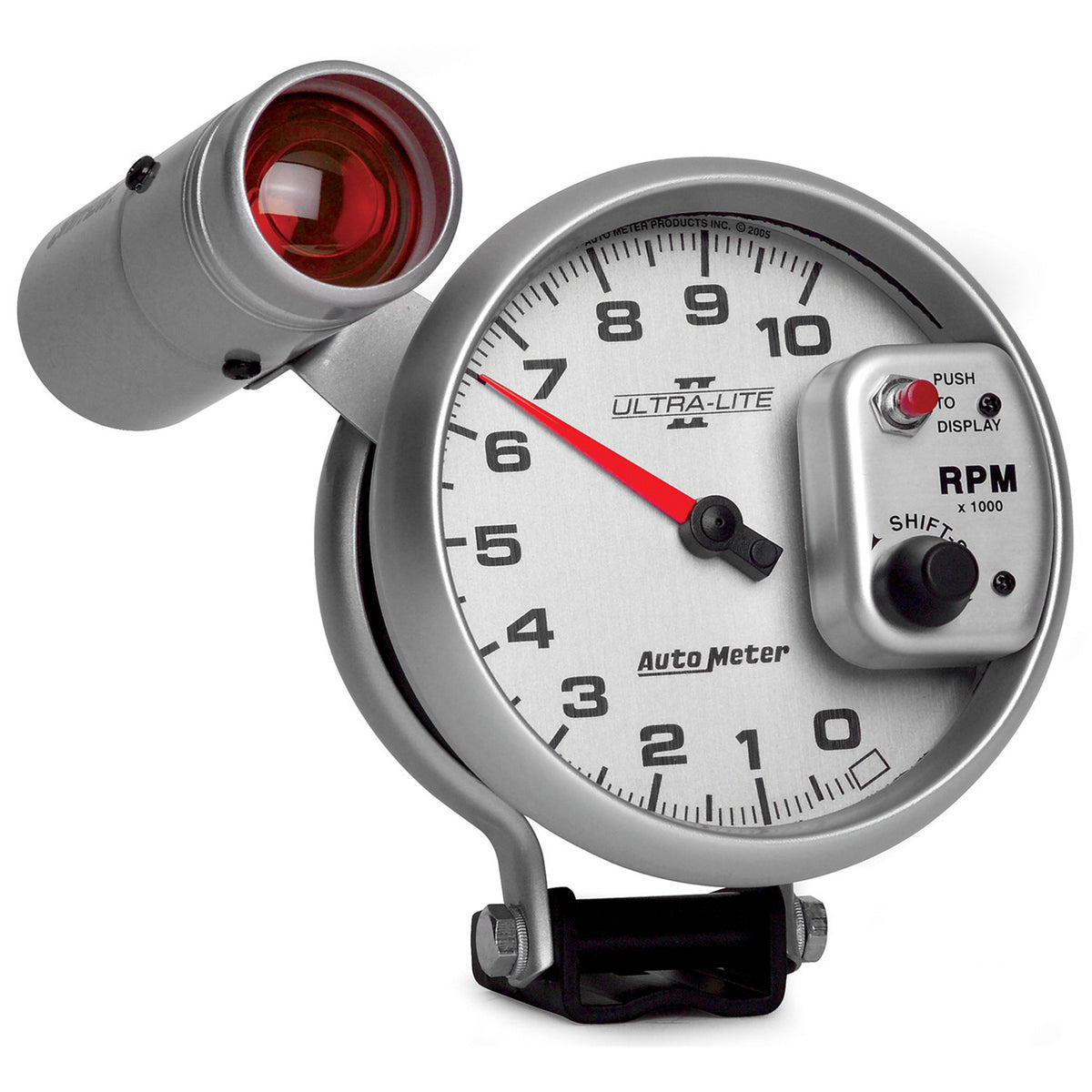 AutoMeter 4999 - GAUGE, TACHOMETER, 5", 10K RPM, PEDESTAL W/ EXT. SHIFT-LITE, ULTRA-LITE II 5