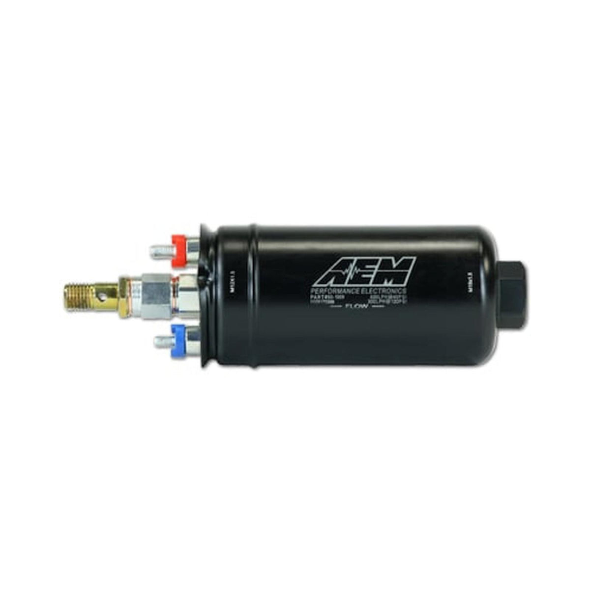AEM Electronics 50-1009 - 400LPH (Metric) Inline High Flow Fuel Pump M18x1.5 Inlet M12x1.5 Outlet AEM Electronics 4