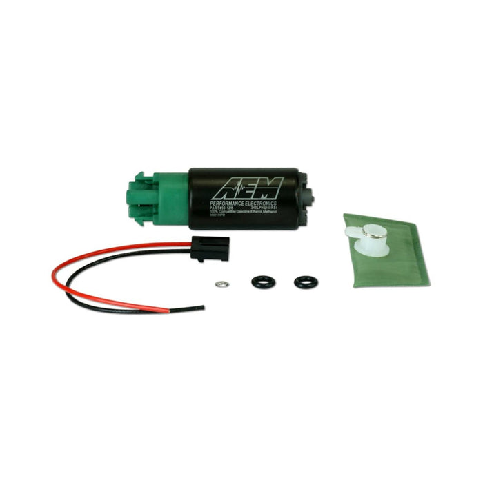 AEM Electronics 50-1215 - 340LPH E85-Compatible High Flow In-Tank Fuel Pump 65mm Body w/Hooks Offset Inlet/340LPH at40psi/Not application specific AEM Electronics