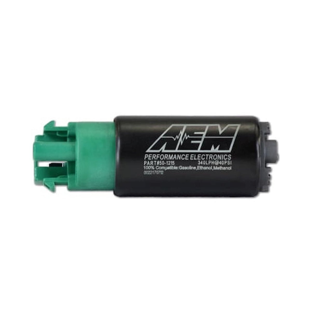 AEM Electronics 50-1215 - 340LPH E85-Compatible High Flow In-Tank Fuel Pump 65mm Body w/Hooks Offset Inlet/340LPH at40psi/Not application specific AEM Electronics 5