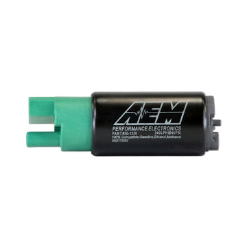 AEM Electronics 50-1220 - 340LPH E85-Compatible High Flow In-Tank Fuel Pump 65mm Body Inline Inlet/340LPH at40psi/Not application specific AEM Electronics 1