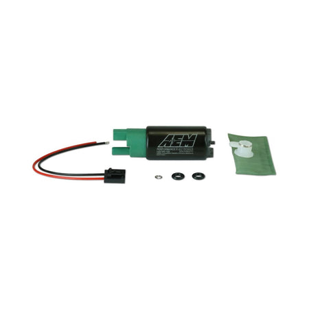 AEM Electronics 50-1220 - 340LPH E85-Compatible High Flow In-Tank Fuel Pump 65mm Body Inline Inlet/340LPH at40psi/Not application specific AEM Electronics 4