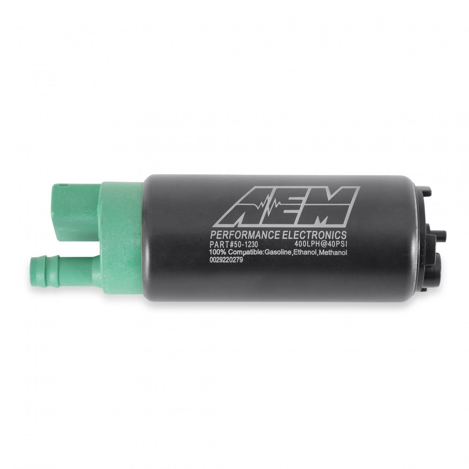 AEM Electronics 50-1230 - 400LPH E85-Compatible Hi Flow In Tank Fuel Pump Double Barb Hi-Flow In Tank EFI Fuel Pump AEM Electronics 3