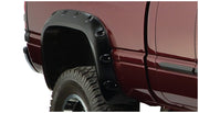 Bushwacker 50030-02 - Black Pocket/Rivet Style Smooth Finish Rear Fender Flares For 1994-2001 Dodge Ram 1500 1994-2002 Ram 2500, 3500 Bushwacker 2