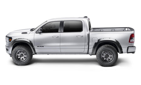 Bushwacker 50053-02 - Black Pocket/Rivet Style Smooth Finish Front Fender Flares For 2019-2022 Ram 1500 Will Not Fit Rebel And Trx Models Bushwacker 3