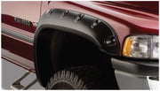 Bushwacker 50908-02 Black Pocket/Rivet Style Smooth Finish 4-Piece Fender Flare Set