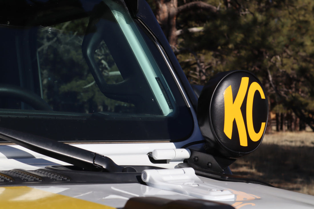 KC HiLiTES 5102 - KC Cover 6in Vinyl Black Yellow PR