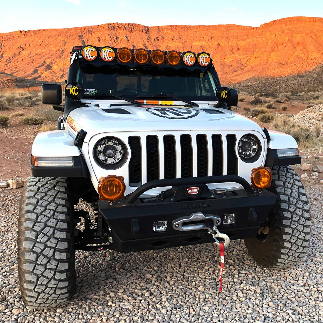 KC HiLiTES 5109 - KC Black Cover for 6" SlimLite LED lights EA 3