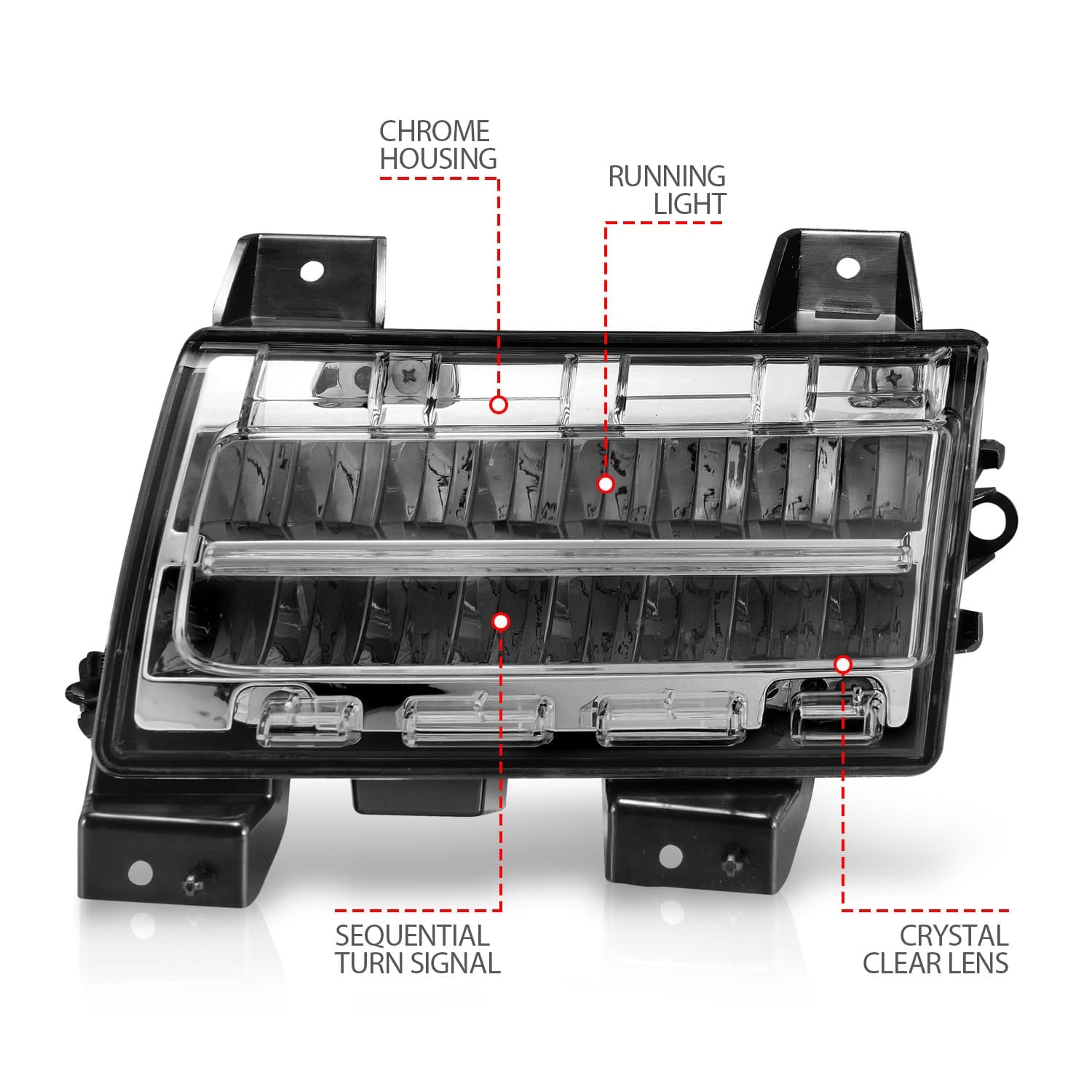 ANZO USA ANZO USA 511086 Side Marker Light Assembly