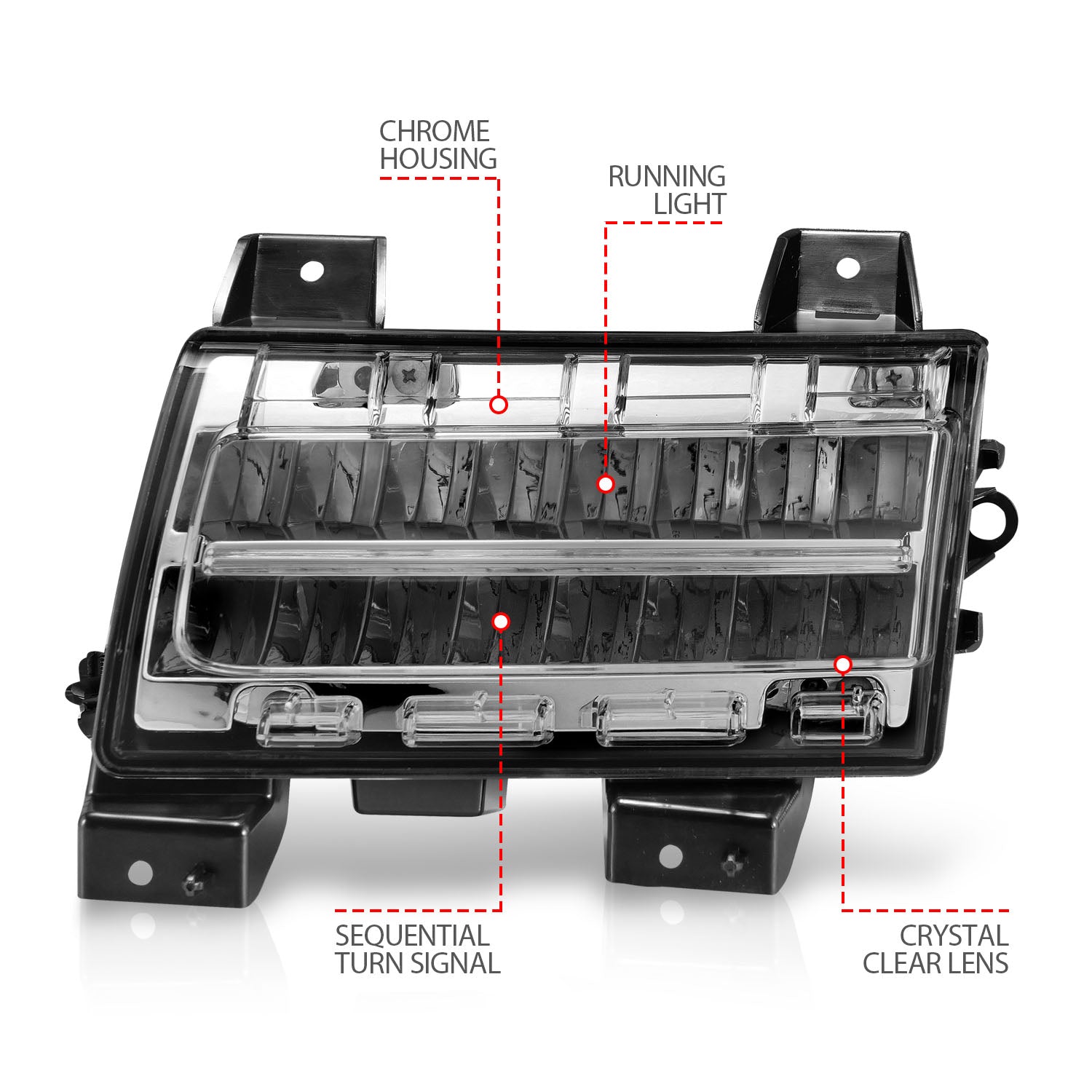 ANZO USA 511086 - Side Marker Light Assembly