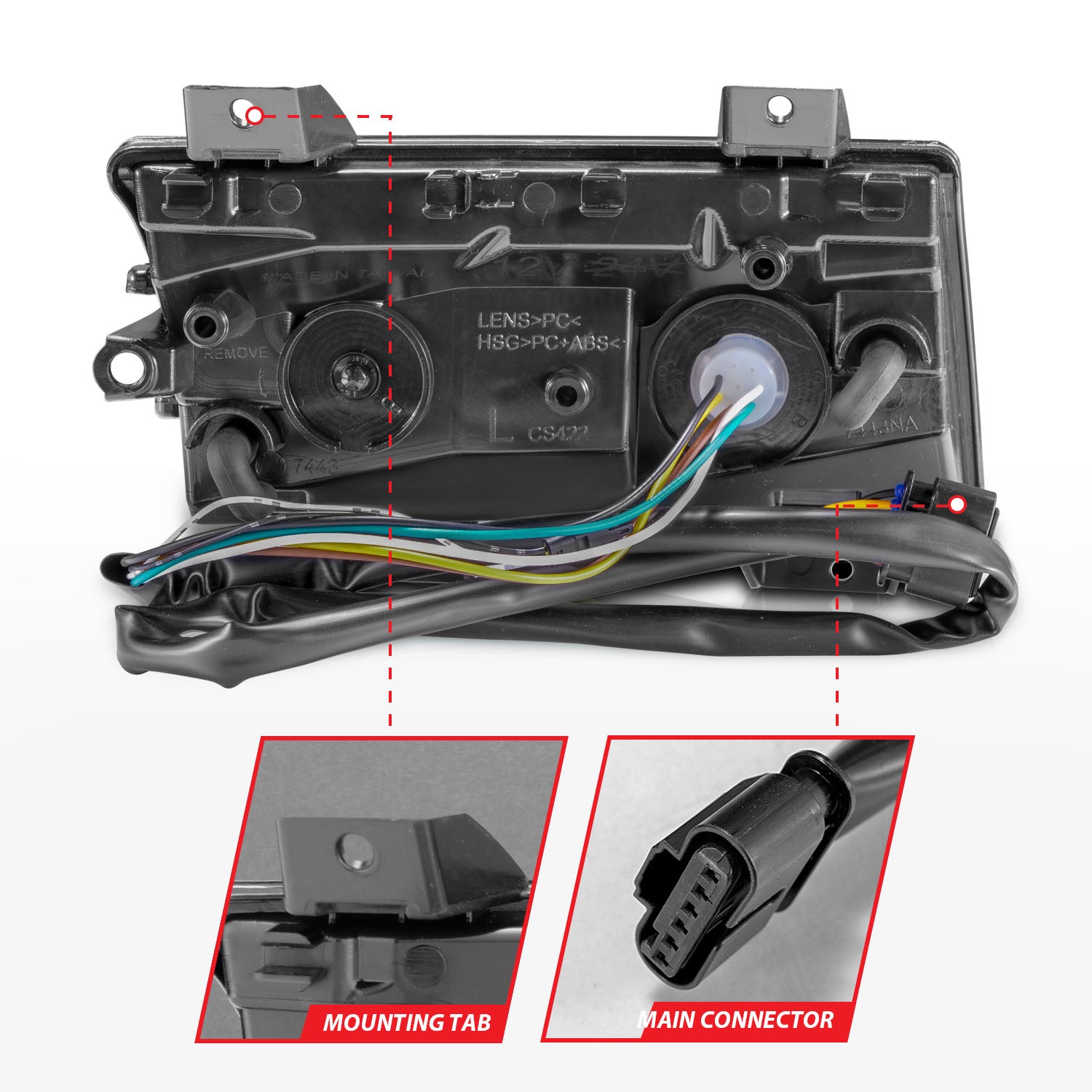 ANZO USA 511088 - Side Marker Light Assembly